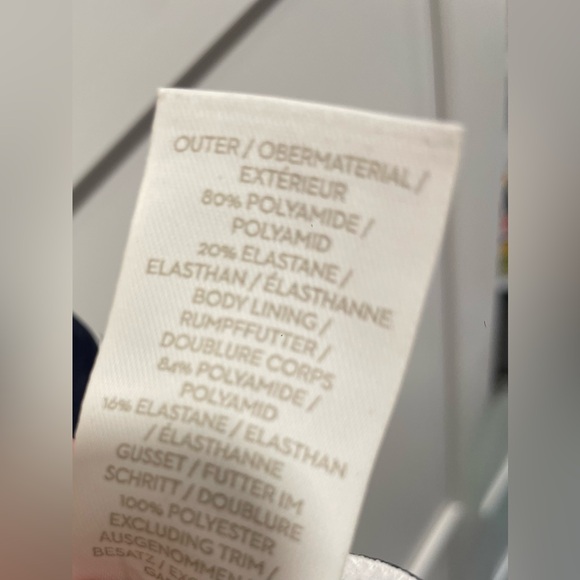 Boden Blue and White One Piece Swimsuit with Nautical Stripes. Size 8. Like new! - Picture 6 of 6